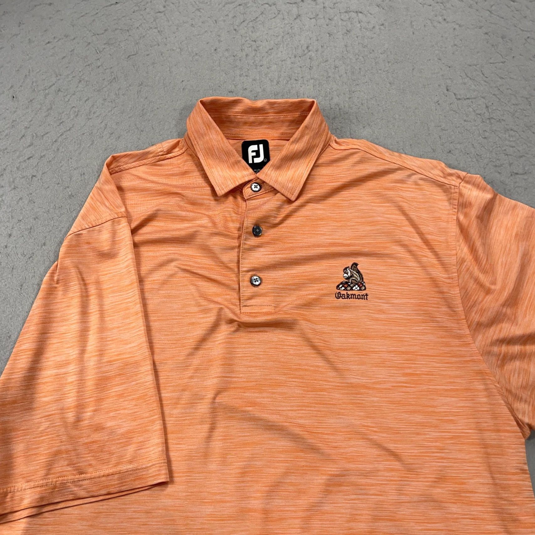 Footjoy FootJoy Polo Shirt Mens Large Orange Logo Embroidered Performance Golf Jersey Shirt Size US L / EU 52-54 / 3 - 4 Thumbnail