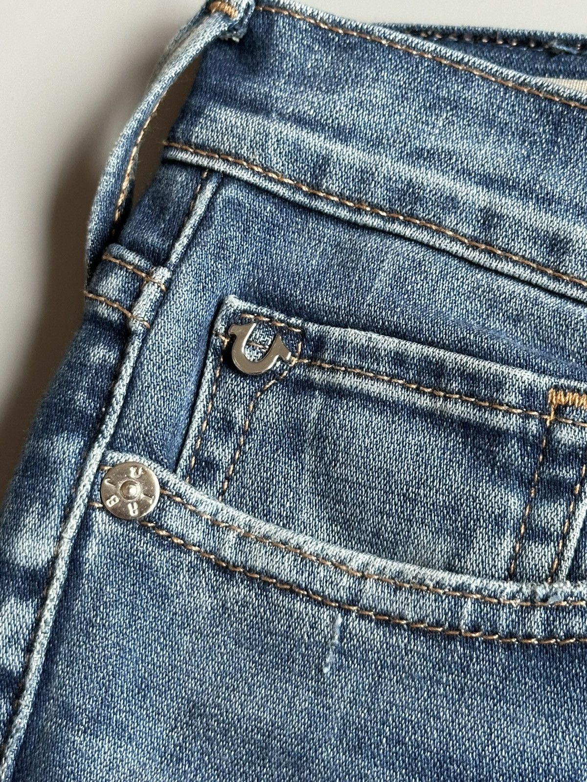 True Religion True Religion Jeans Halle Super Skinny Fit Mid Rise Size 29 Size 29" - 8 Thumbnail