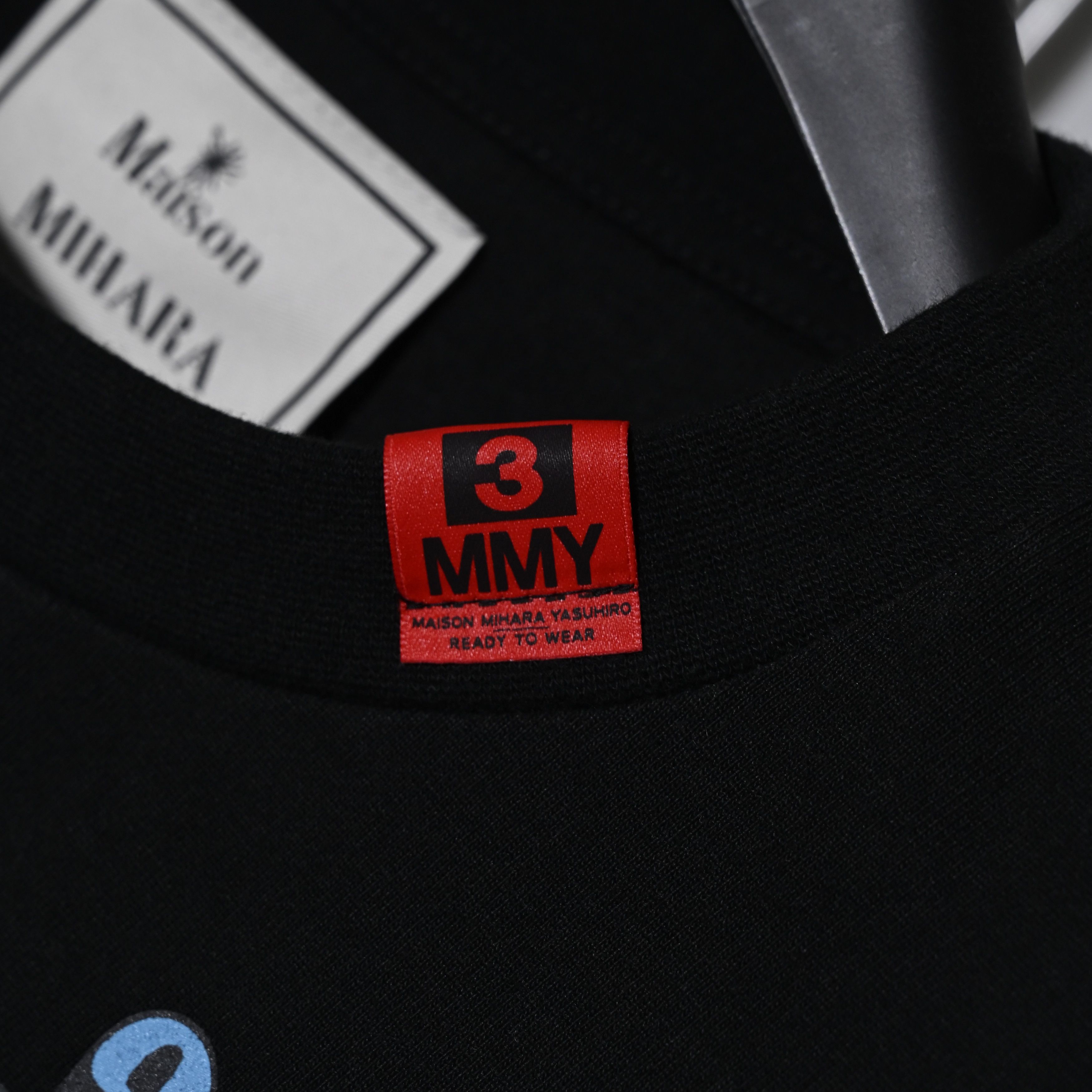 Maison MIHARA YASUHIRO MAISON MIHARA YASUHIROV LAYERED LOGO T-SHIRT-BLACK Size US S / EU 44-46 / 1 - 5 Thumbnail