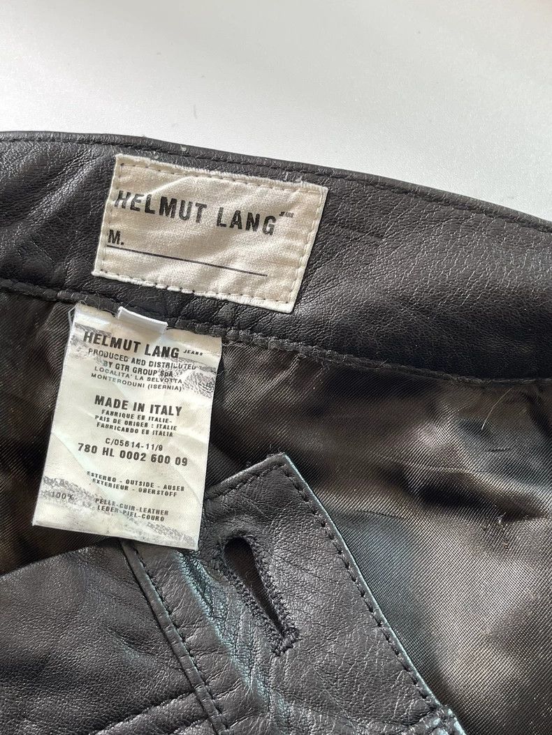 Helmut Lang HELMUT LANG Cowboy leather pants Size US 28 / EU 44 - 2 Thumbnail