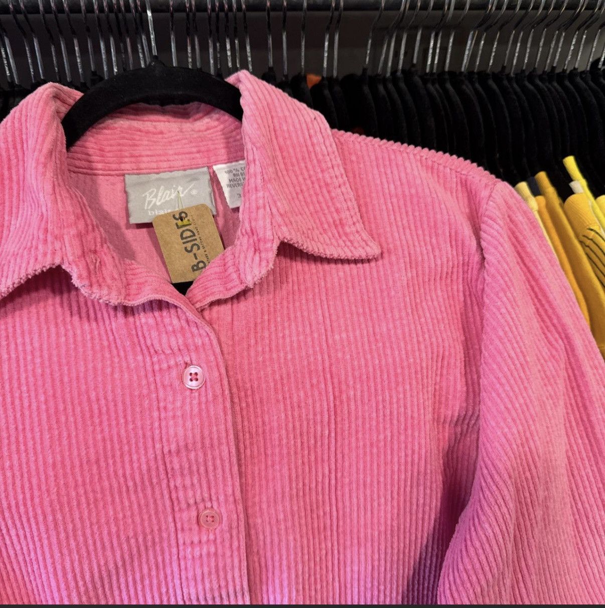 Blair Pink corduroy button up Size US M / EU 48-50 / 2 - 2 Thumbnail