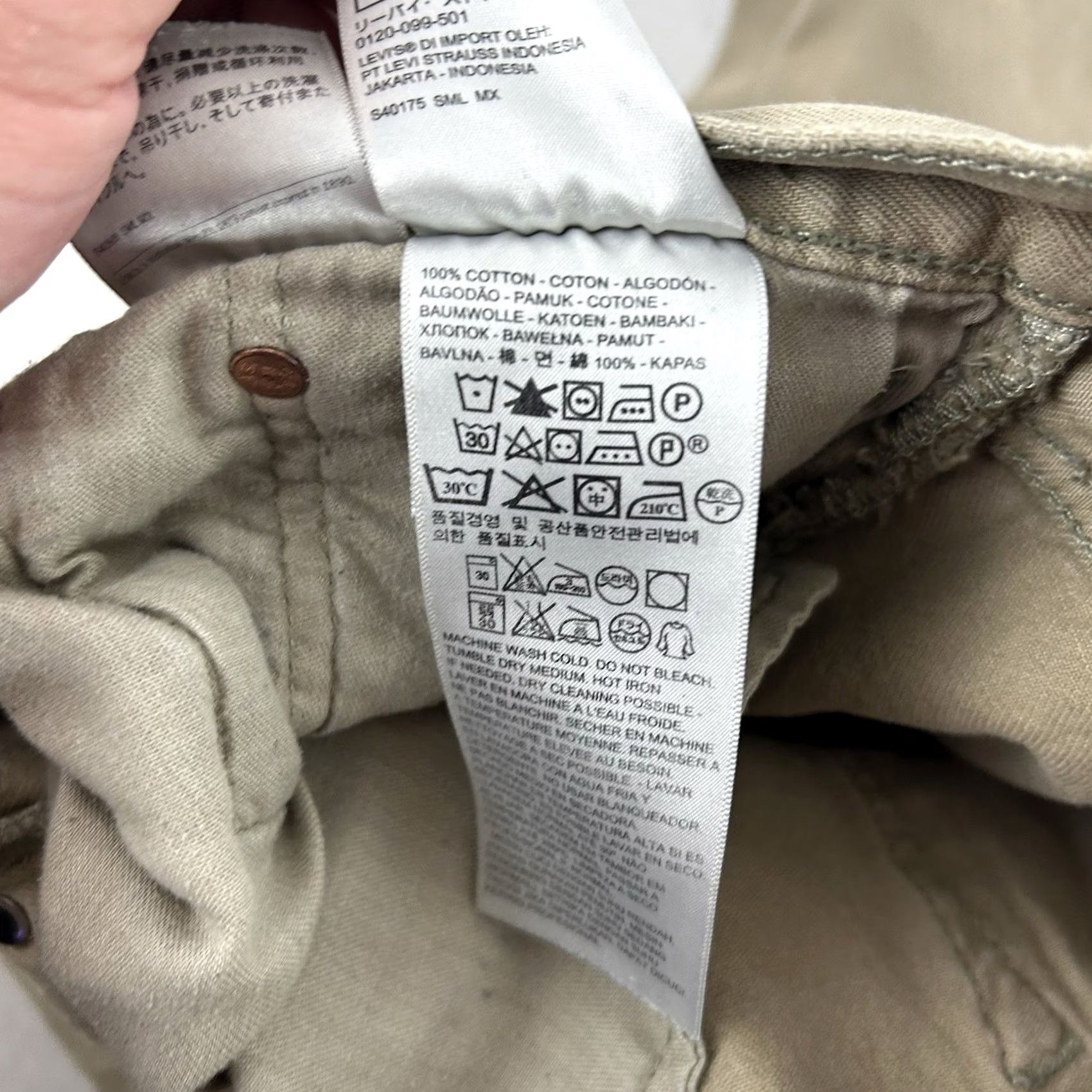 Levi's Levi's 501 Jeans Mens Regular 36x32 Straight Denim Button Fly Khaki 5-Pocket USA Cowboy 90s Vintage No Size US 36 / EU 52 - 5 Thumbnail