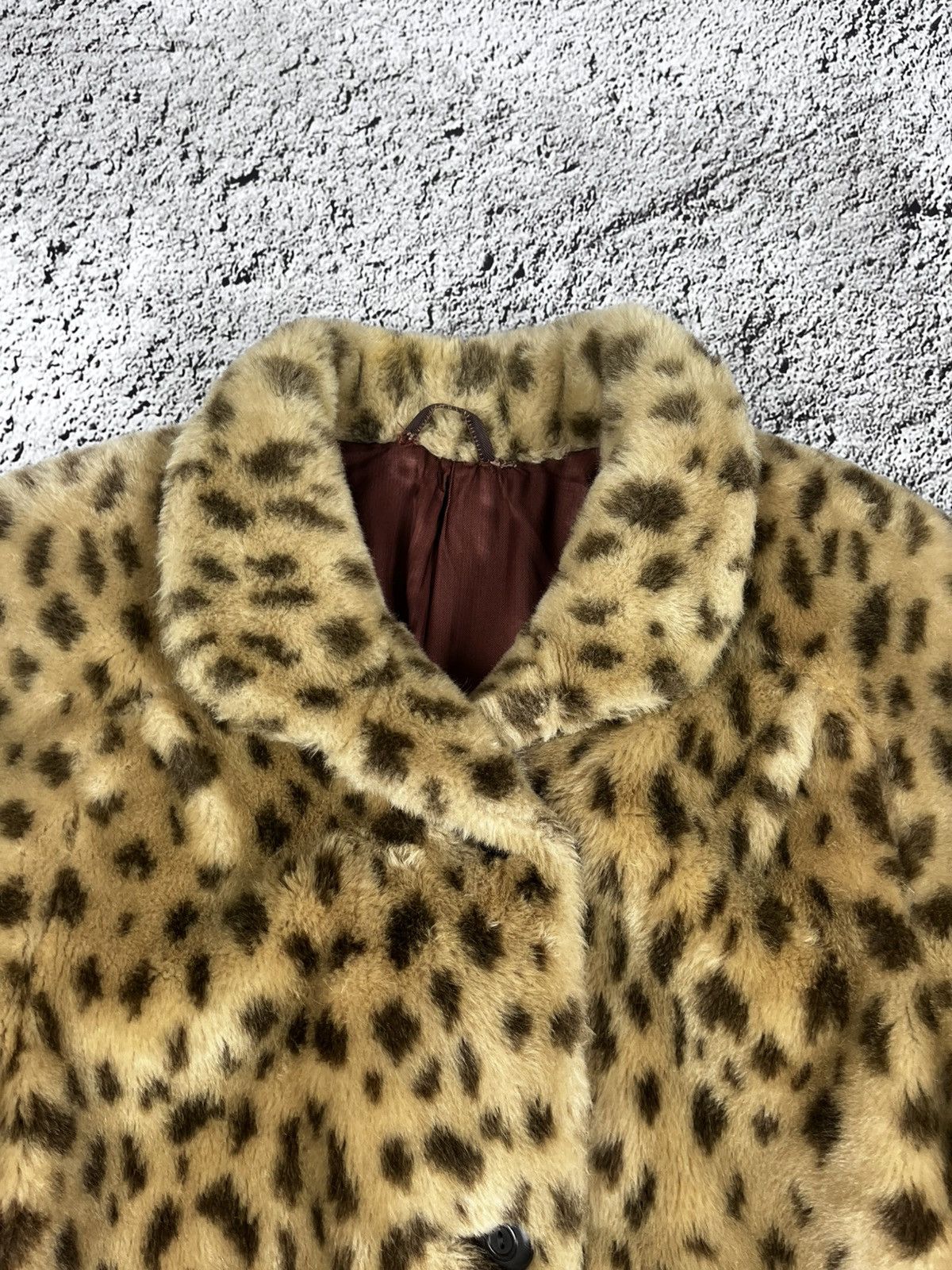 Vintage Vintage Y2K leopard fur faux coat luxury 00s style L Size L / US 10 / IT 46 - 6 Thumbnail
