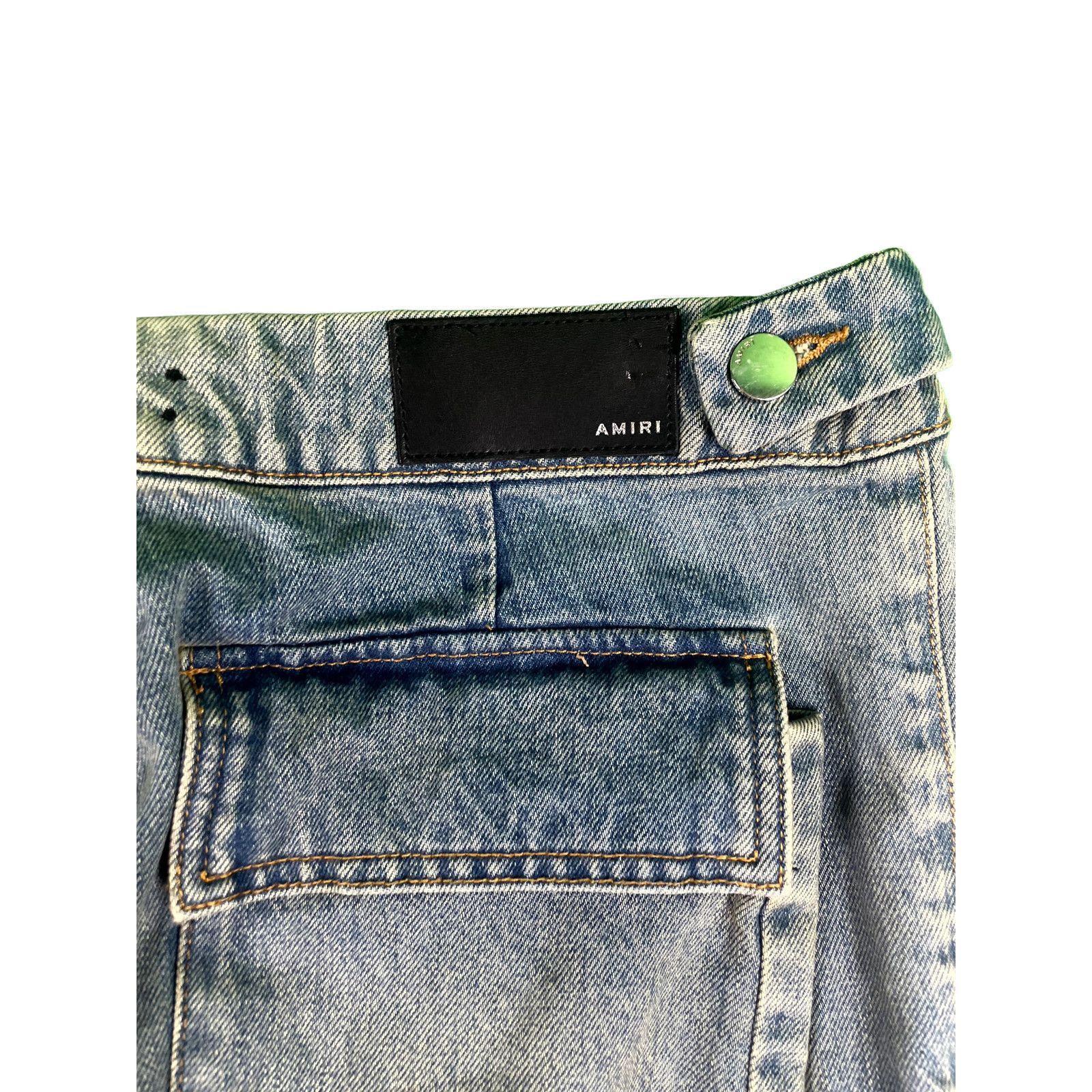 Amiri Amiri Cargo Light Wash Jeans Size US 29 - 4 Thumbnail