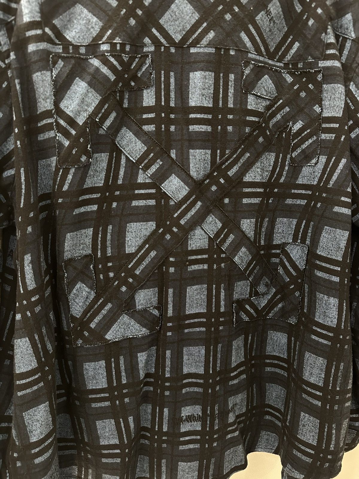 Off-White Off White Blue Flannel Size US M / EU 48-50 / 2 - 2 Thumbnail