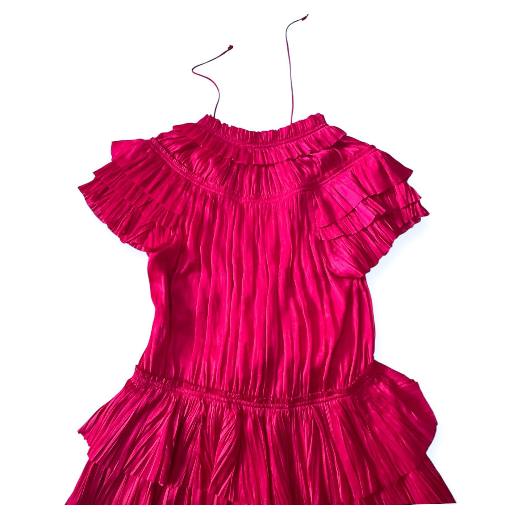 Ulla Johnson ULLA JOHNSON Vesna Mini Dress In Pink, Orchid, Size 4, New w Size S / US 4 / IT 40 - 9 Thumbnail