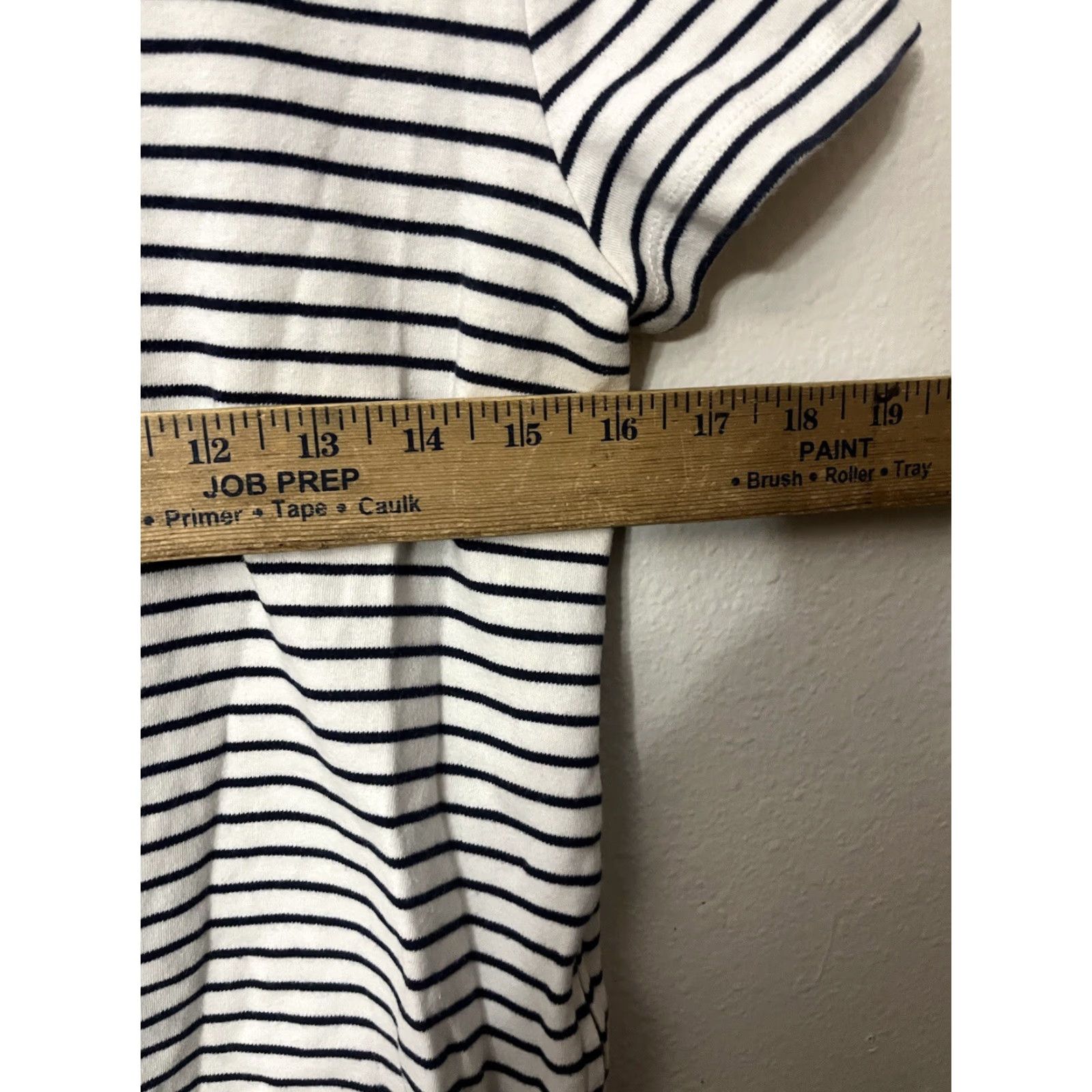 Nautica Nautica Shirt Women Medium Striped V-Neck Knit Cap Sleeve Multicolor Nautical Casual Size M / US 6-8 / IT 42-44 - 6 Thumbnail