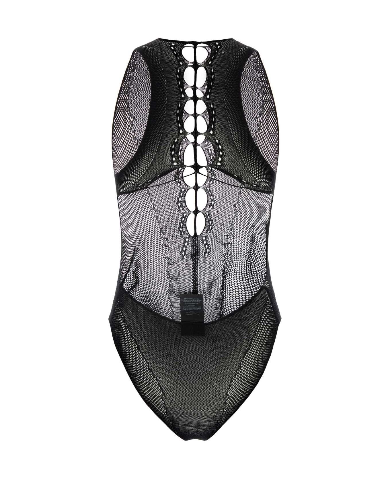 Saint Laurent Paris o1y0126 Bodysuit in Black Size S / US 4 / IT 40 - 2 Thumbnail