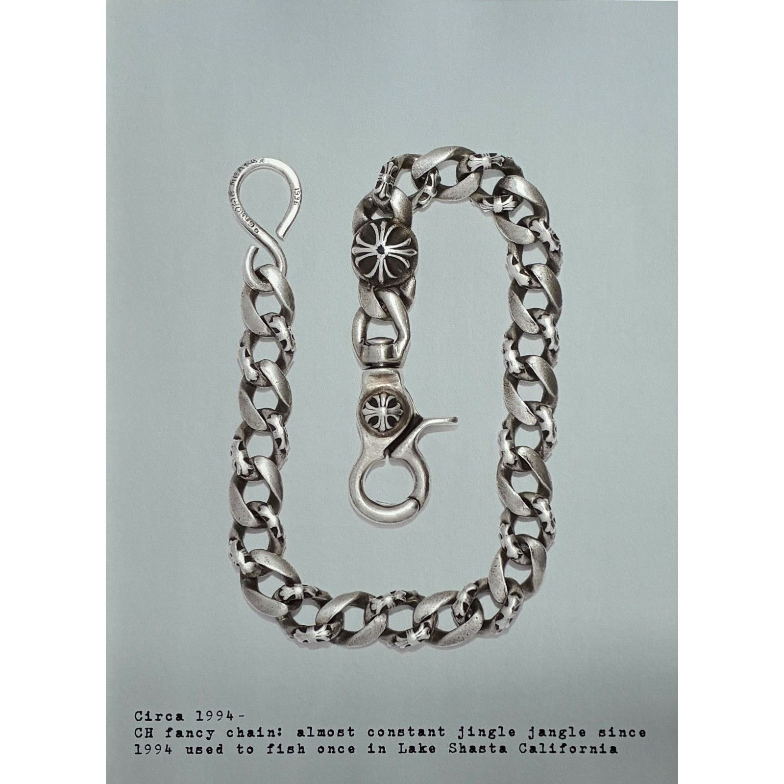 Chrome Hearts × Japanese Brand × Vintage Chrome Hearts chain photo 9x11 Framed poster Size ONE SIZE - 2 Thumbnail