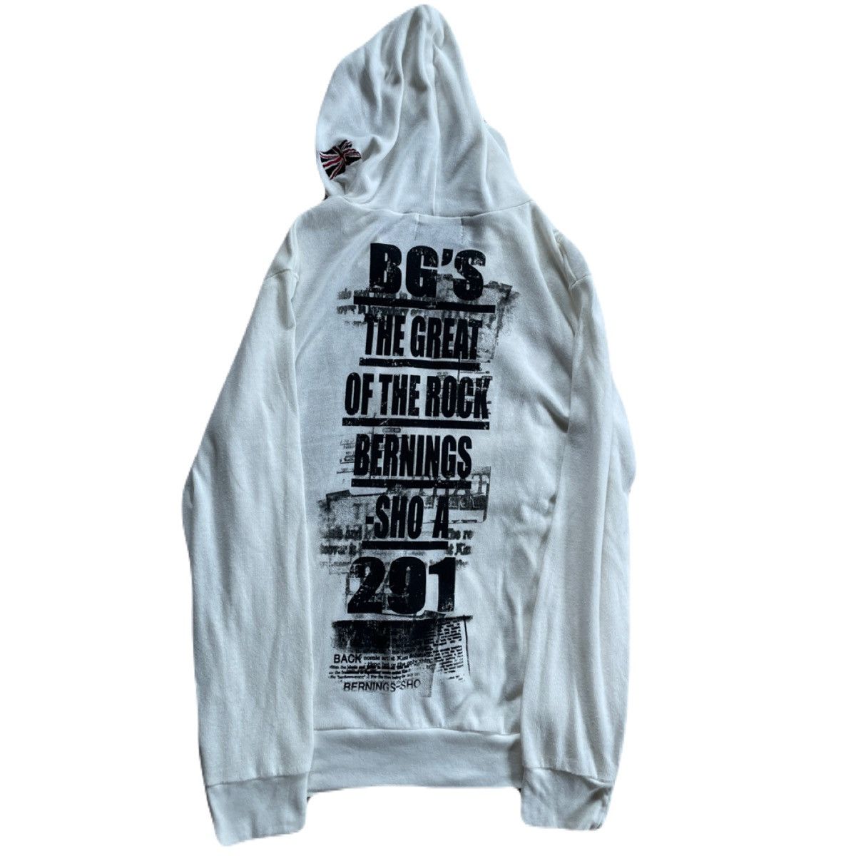 If Six Was Nine 2000s Bernings Sho Japanese archive Poem Patch Zip-Up Hoodie Size US S / EU 44-46 / 1 - 4 Thumbnail