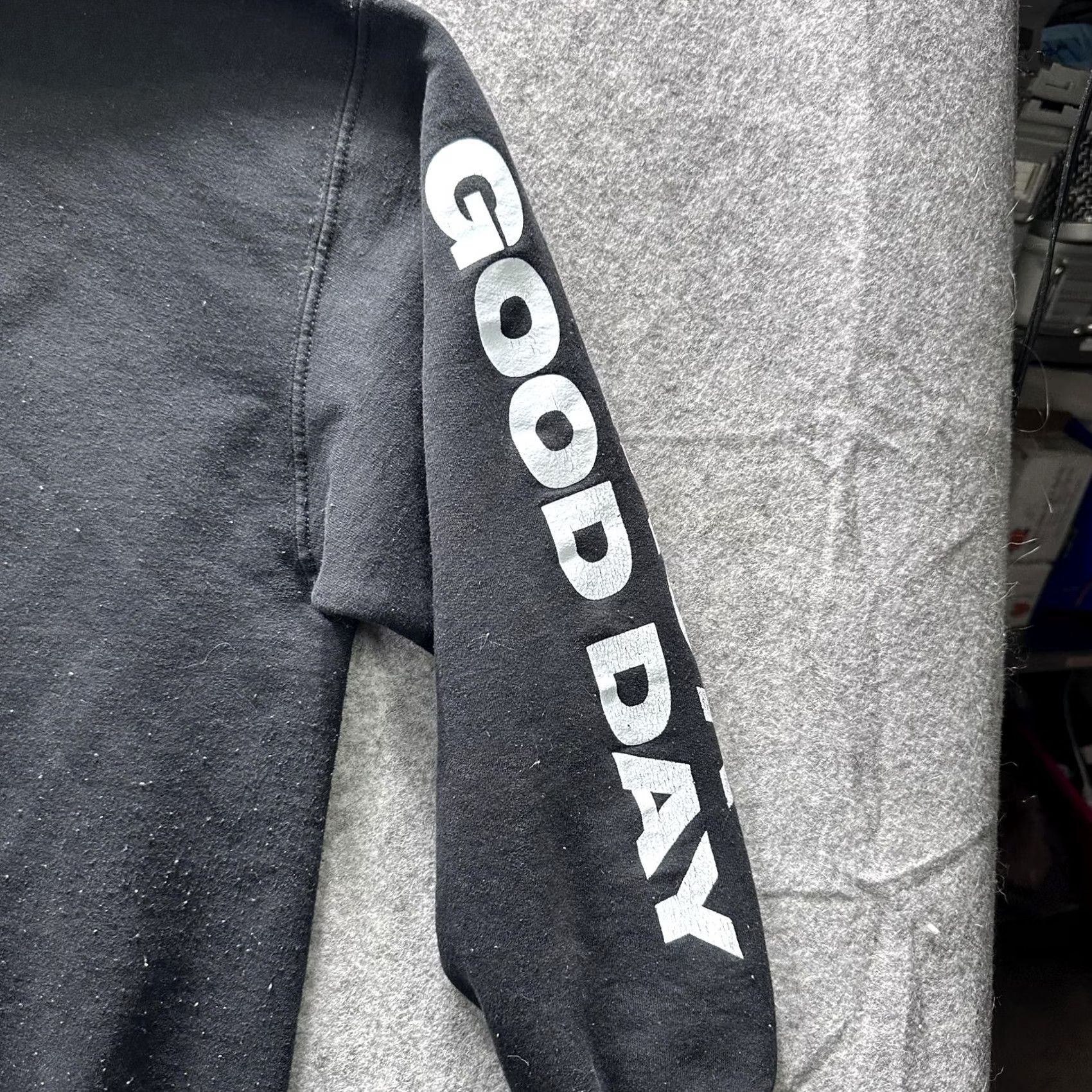 Vintage Ice Cube Hoodie Mens Large Black Good Day Graphic Hip Hop Sweatshirt Pullover Size US L / EU 52-54 / 3 - 3 Thumbnail