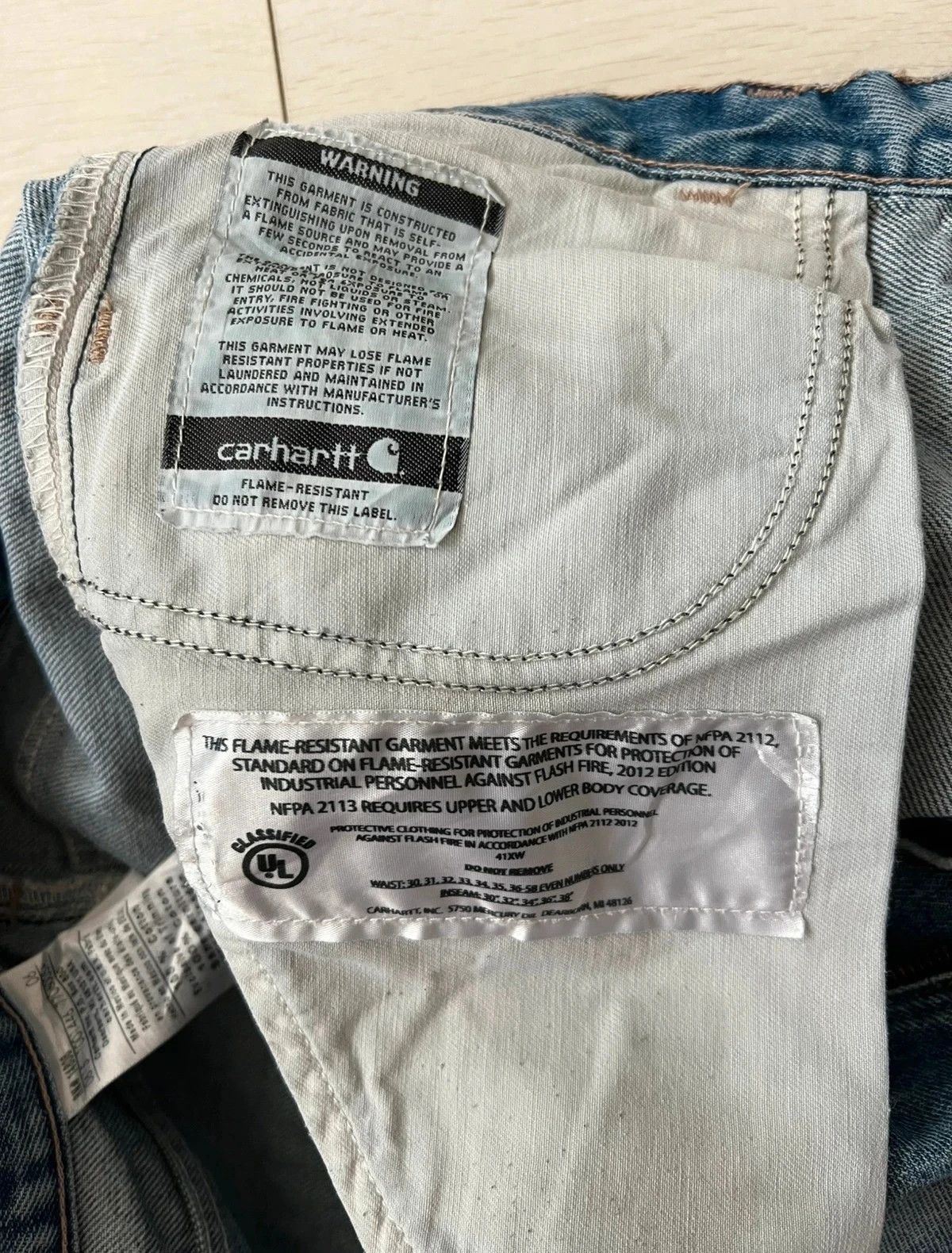 Carhartt Carhartt vintage fire resistant baggy L Size US 31 - 8 Thumbnail