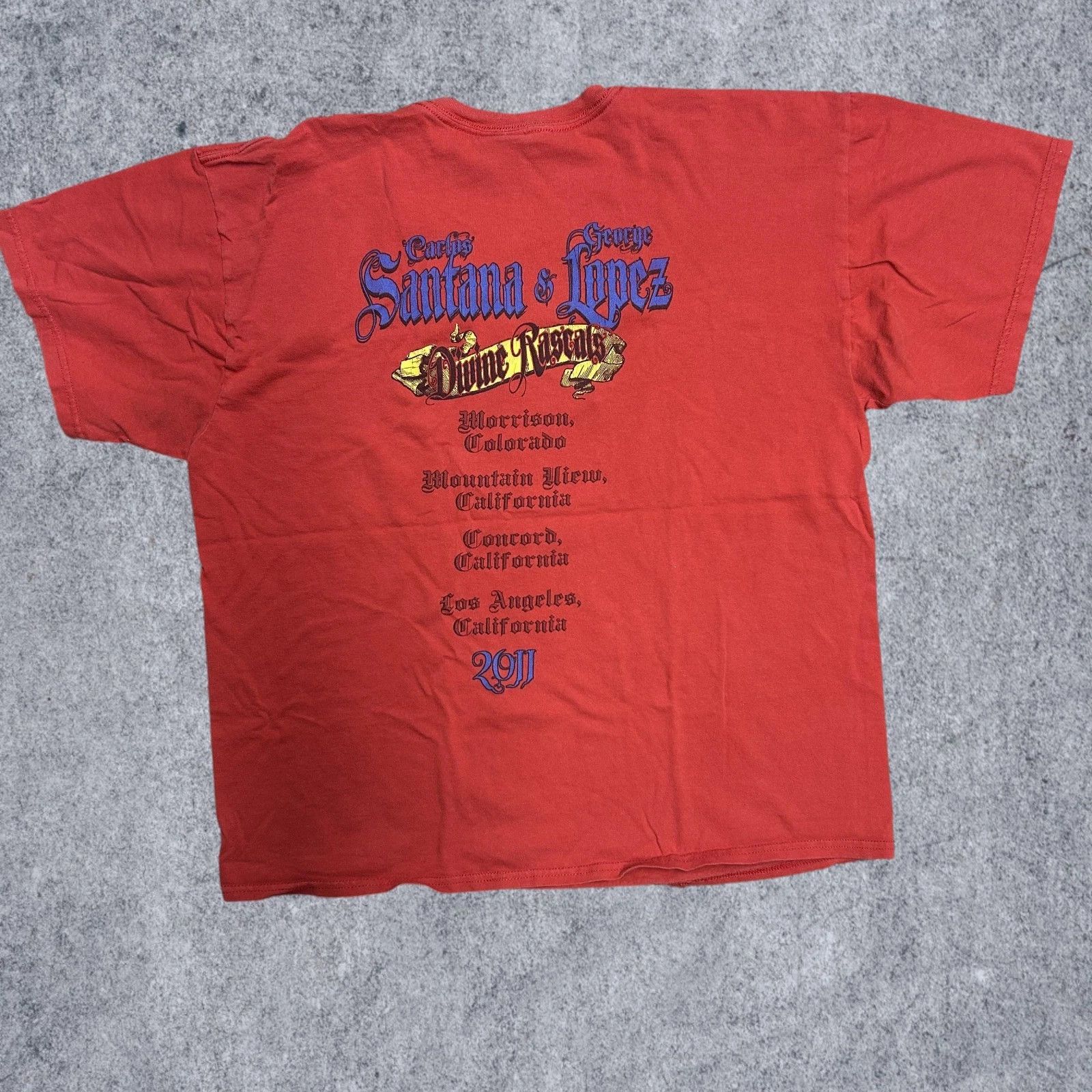 PGA Tour Carlos Santana George Lopez Divine Rascals 2011 Tour Shirts Size US XL / EU 56 / 4 - 2 Thumbnail