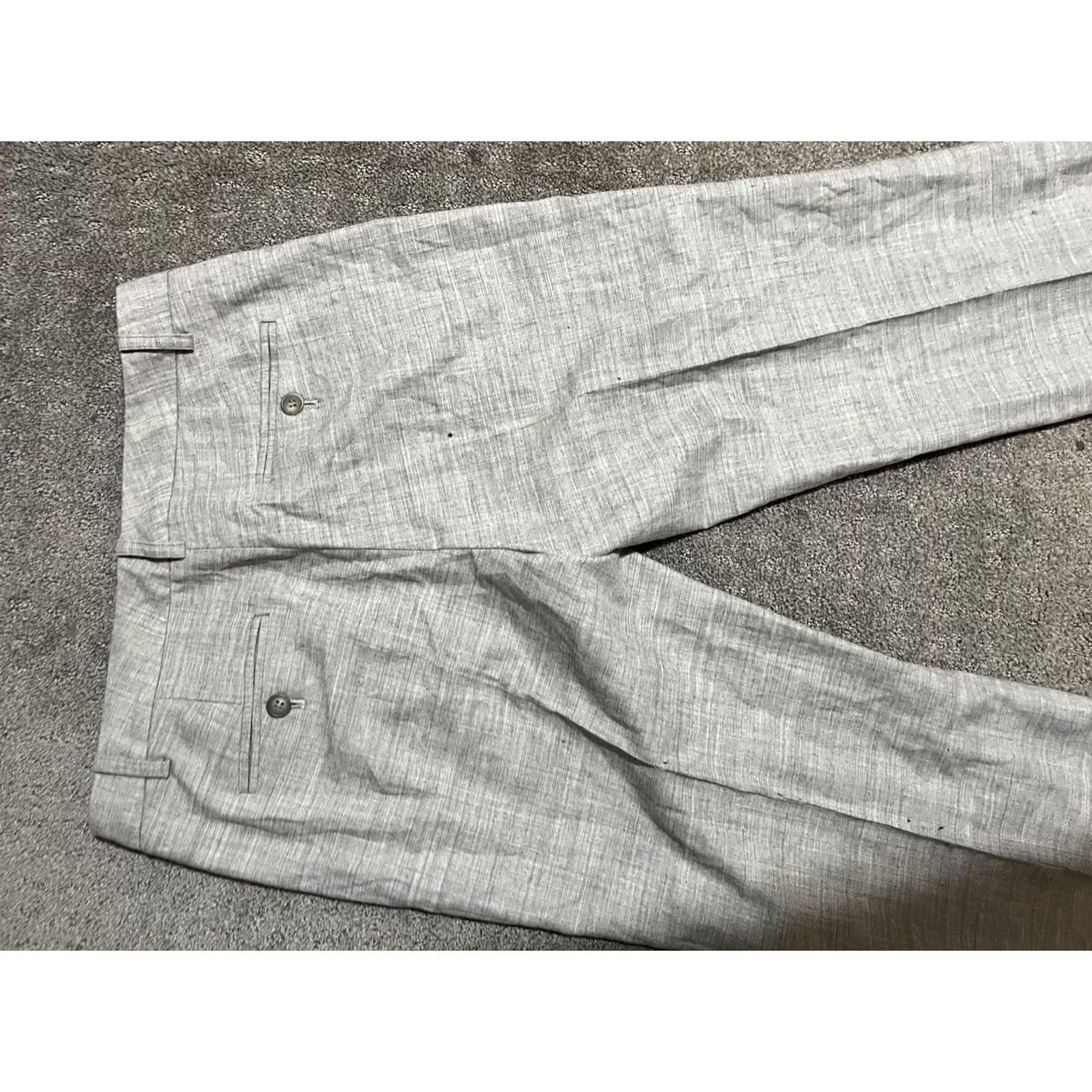 Calvin Klein Calvin Klein Pants Women’s Size 2 Gray Straight Leg Trouser Size 26" / US 2 / IT 38 - 4 Thumbnail