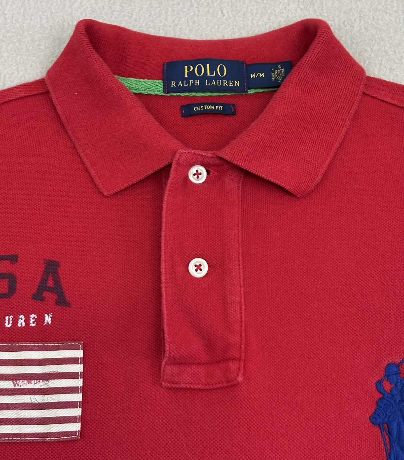 Polo Ralph Lauren Polo Ralph Lauren USA Red Medium Size US M / EU 48-50 / 2 - 9 Thumbnail