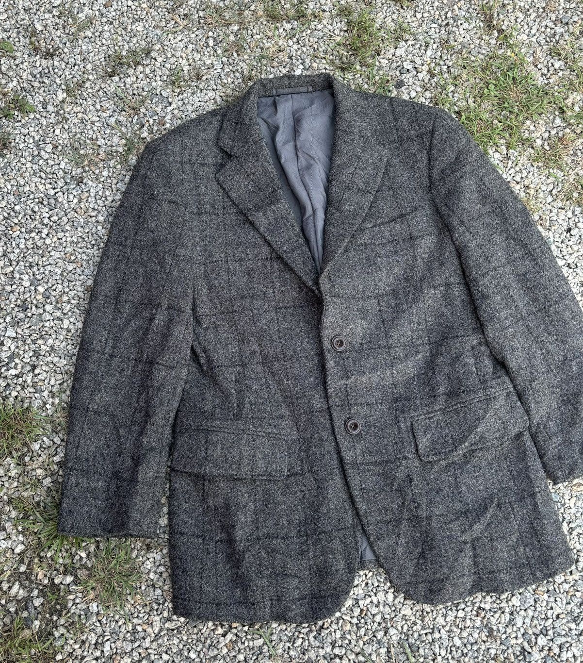 Beams Plus × Harris Tweed 🔥HARRIS TWEED CHECKERED BLAZER JACKET Size US S / EU 44-46 / 1 - 4 Thumbnail