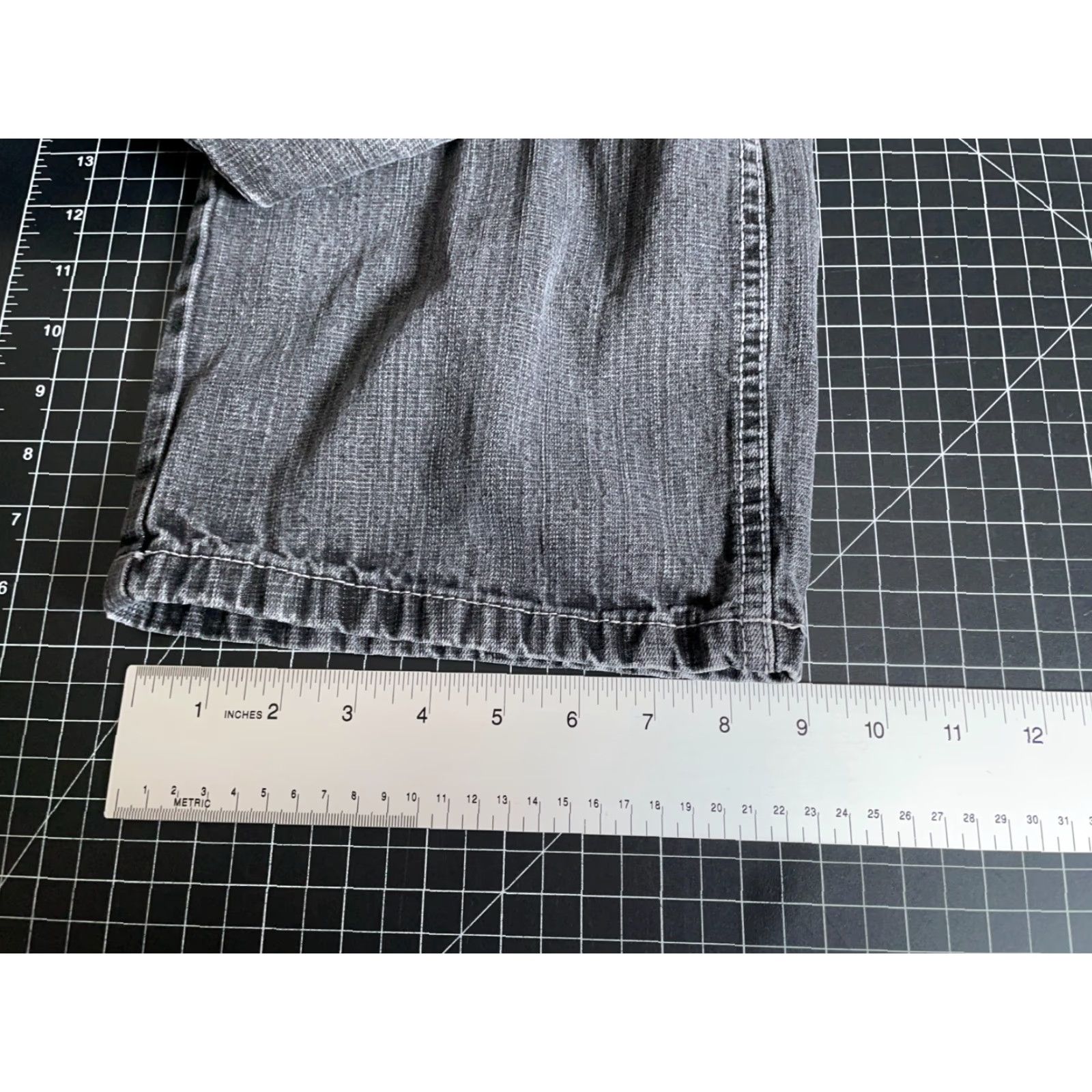 VINTAGE Southpole Jeans Baggy Fit Mens 35 x 31 Gray Denim 100% Cotton Zip Fly Hip Hop Style 90s Mens