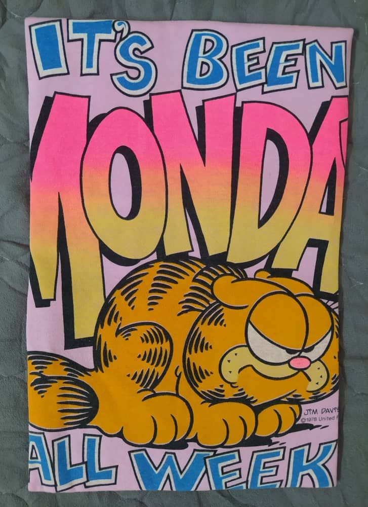 Vintage Vintage 70an Garfield Size US M / EU 48-50 / 2 - 6 Thumbnail