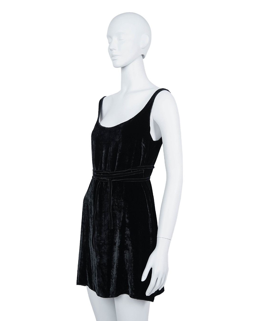 Miu Miu Miu Miu F/W1997 Velour Mini Dress Size M / US 6-8 / IT 42-44 - 3 Thumbnail