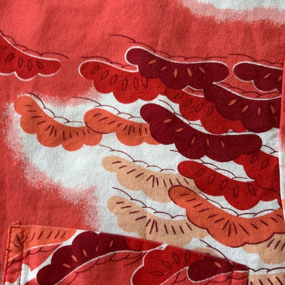 Sun Surf × Vintage Vintage Pomare Birds /Clouds Button Down Shirt Red/White Size US M / EU 48-50 / 2 - 4 Thumbnail