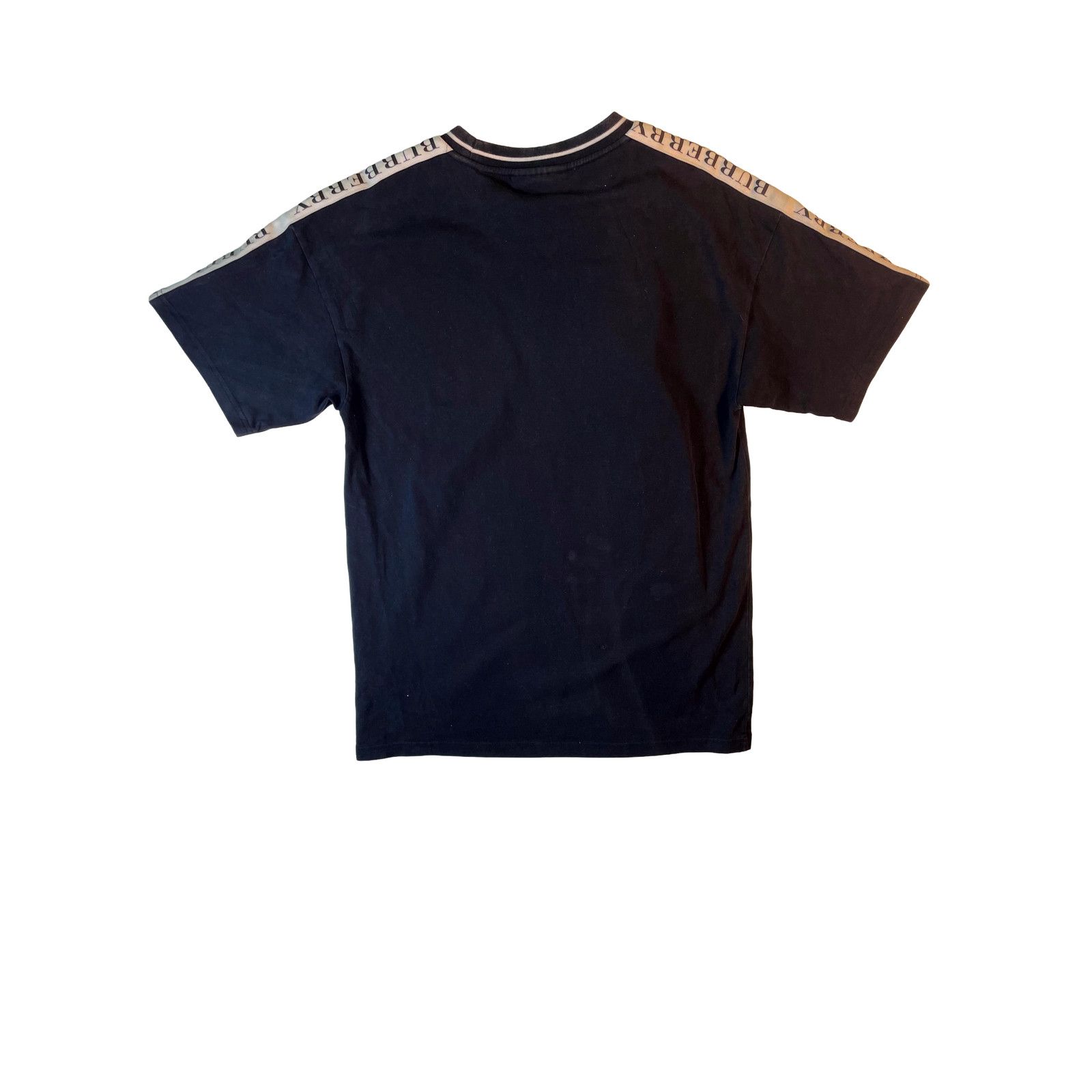 Burberry Burberry Shoulder Logo Navy & White Tee Size US S / EU 44-46 / 1 - 2 Thumbnail