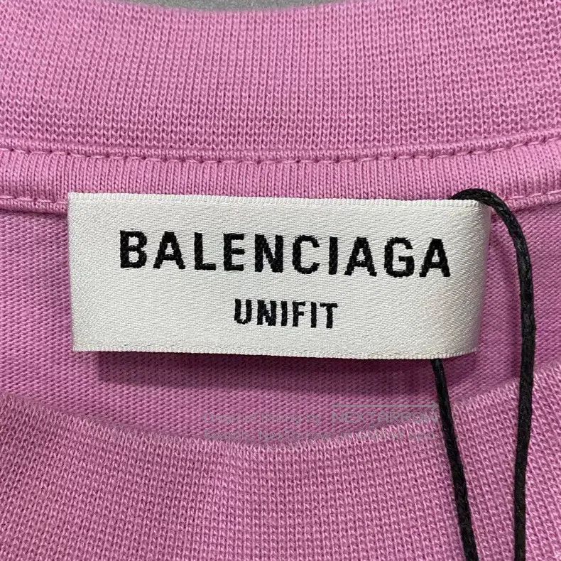 Balenciaga Balenciaga Embroidered Logo Pink Short Sleeve Size US M / EU 48-50 / 2 - 4 Thumbnail