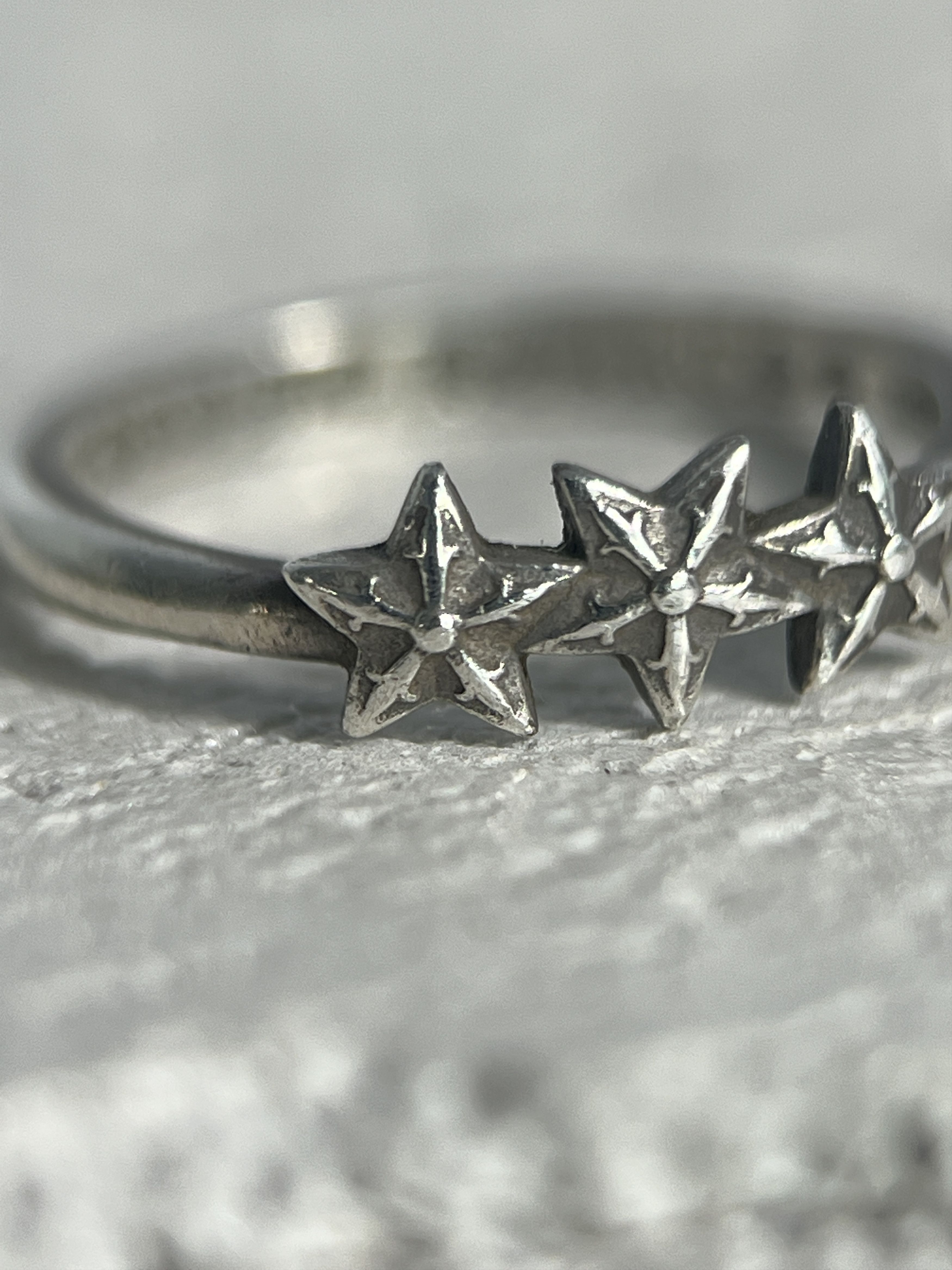 Chrome Hearts Chrome Hearts Triple Star Ring .925 Silver Size US4 / MM 47 Size ONE SIZE - 5 Thumbnail