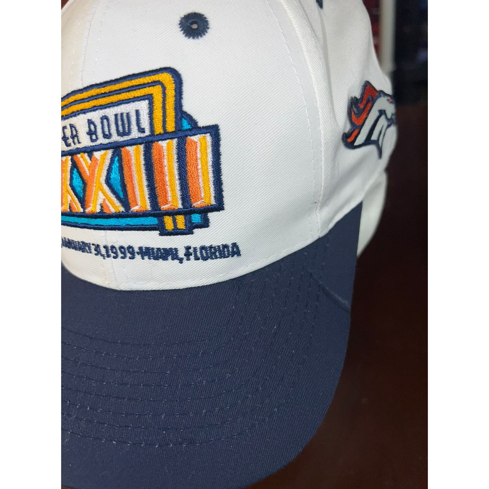 NFL Vintage Denver Broncos Super Bowl Snapback Hat 33 NFL VTG Size ONE SIZE - 3 Thumbnail