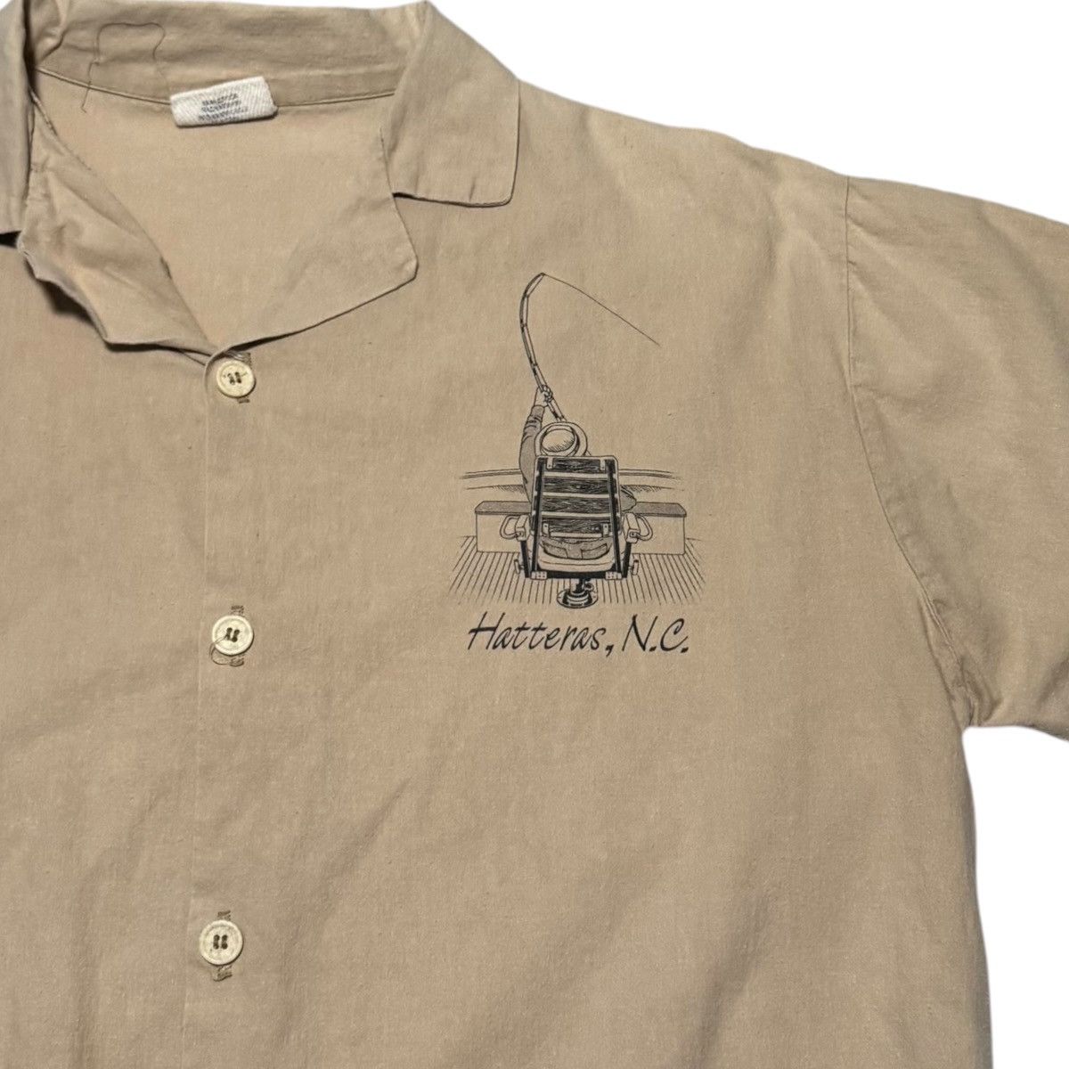 Vintage Vintage Hatteras NC Marlin Button Down Shirt Men's Medium Size US M / EU 48-50 / 2 - 4 Thumbnail