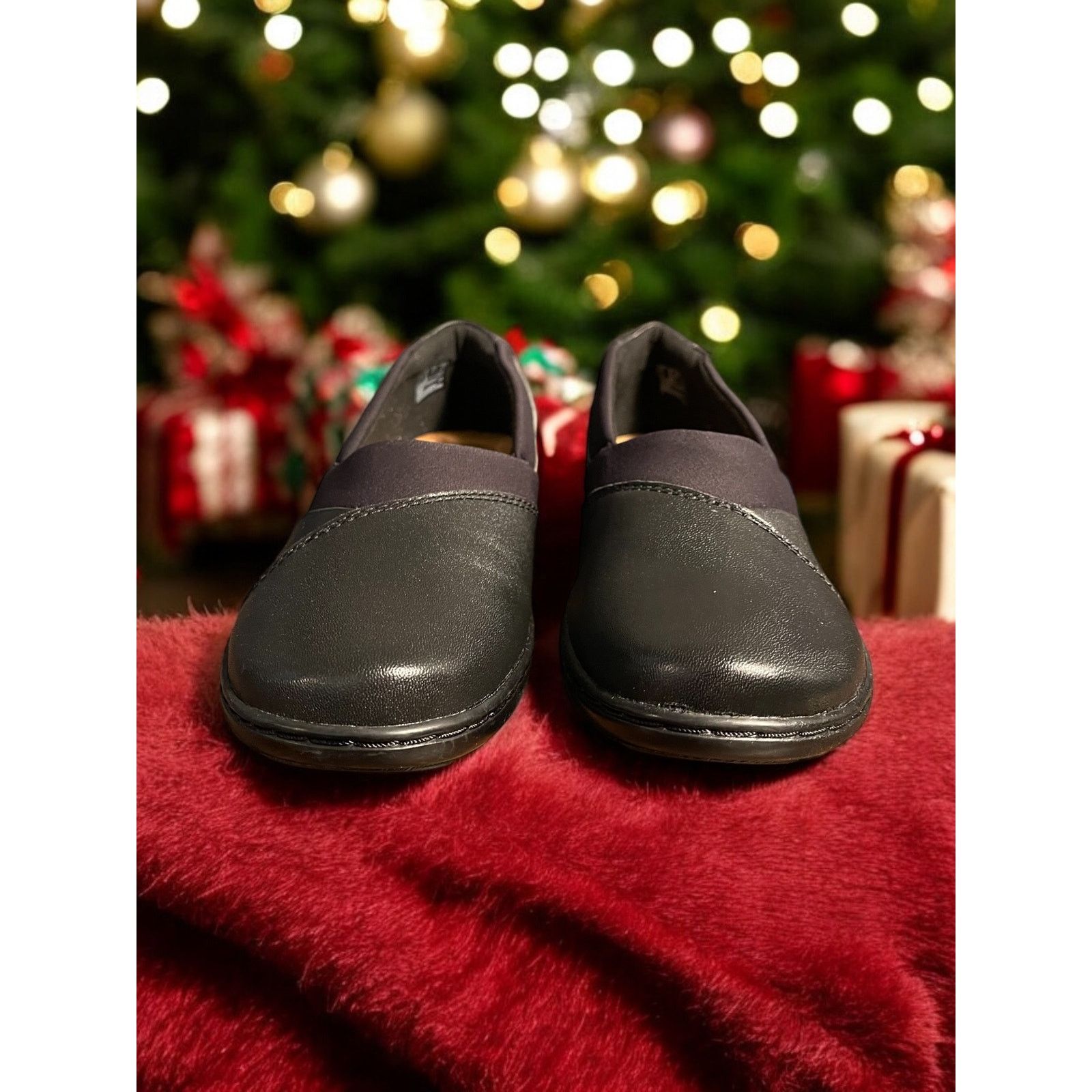 Clarks CLARKS Collection Shoes Leather Flats Slip Ons Size 10M Size US 10 / IT 40 - 4 Thumbnail