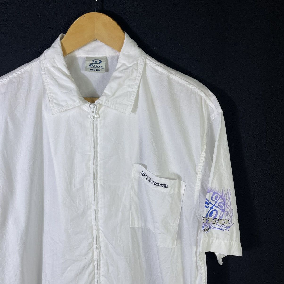 Vintage Vintage Piko Surf Longboard Flame🔥 Zipper Shirt Size US L / EU 52-54 / 3 - 2 Thumbnail