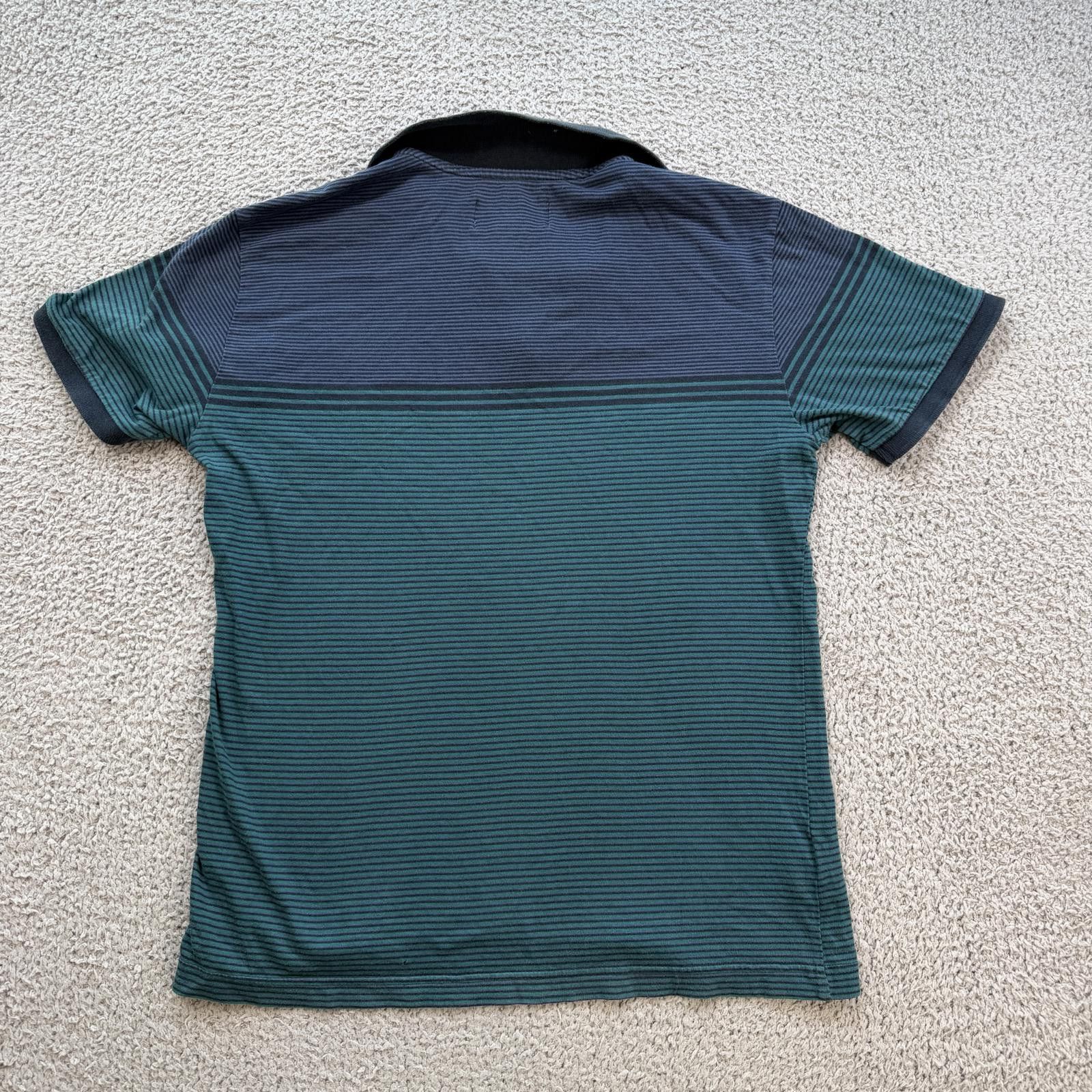 Original Penguin Original Penguin Striped Polo Shirt Mens Small Green Blue Size US S / EU 44-46 / 1 - 2 Thumbnail