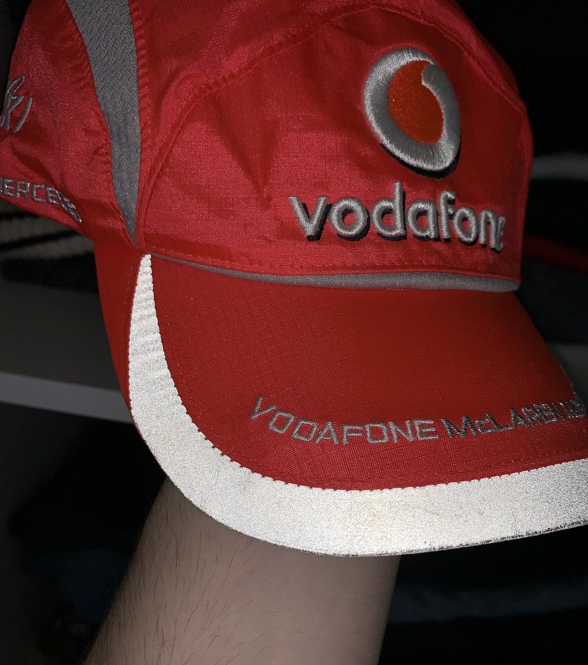 Mercedes-Benz Vodafone Mclaren Mercedez Cap Hat Size ONE SIZE - 8 Thumbnail
