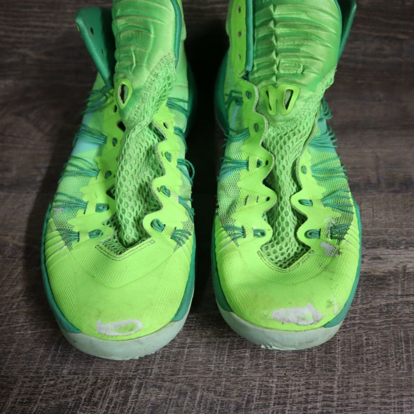 Nike Nike Hyperdunk Basketball Shoes Mid Top Men’s Size 9.5 Green Lace Up Size US XL / EU 56 / 4 - 3 Thumbnail