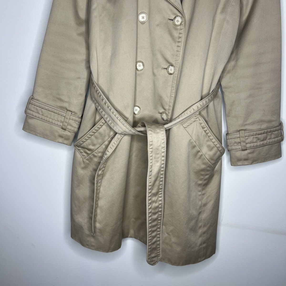 Coach × Designer Coach Trench Coat Double Breasted Belted Beige Luxury Rare Size M / US 6-8 / IT 42-44 - 5 Thumbnail