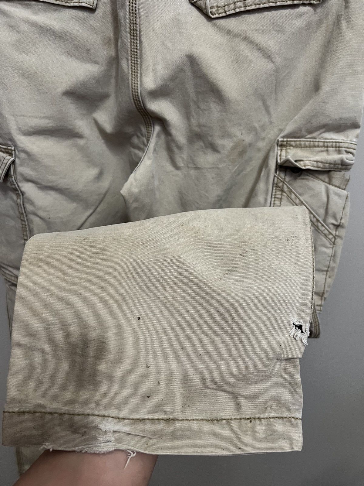 Carhartt × Vintage Vintage Carhartt Thrashed Cargo Pants Size US 38 / EU 54 - 7 Thumbnail