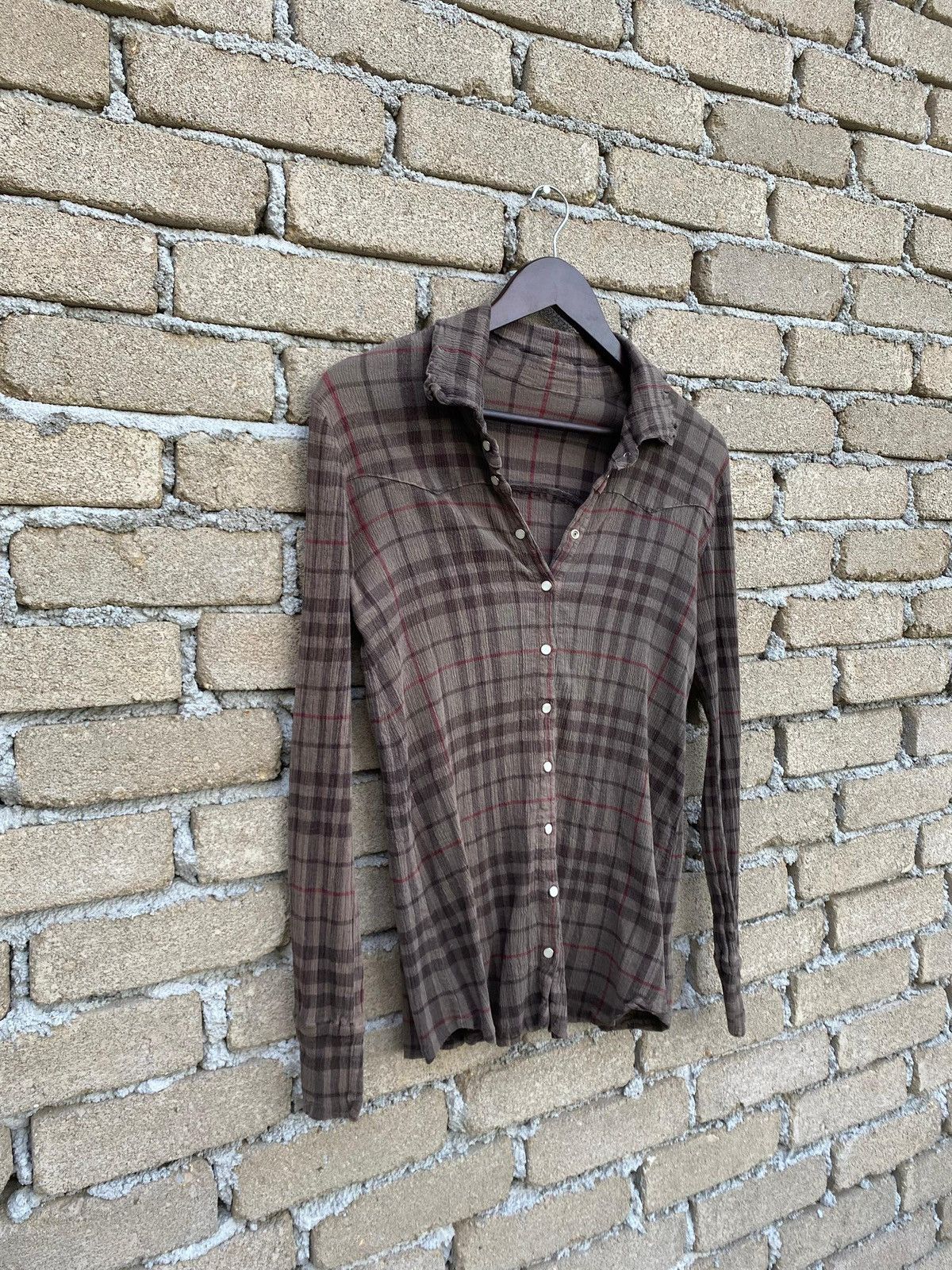 Tsumori Chisato Tsumori Chisato Pearl Snap Button Shirt Longsleeve Size M / US 6-8 / IT 42-44 - 3 Thumbnail
