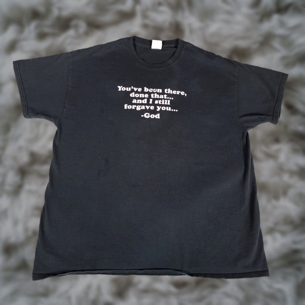 Gildan VINTAGE Gildan T Shirt Mens XL Black You’ve Been There Done That God Graphic Print Retro 2000-2009 READ Size US XL / EU 56 / 4 - 1 Thumbnail