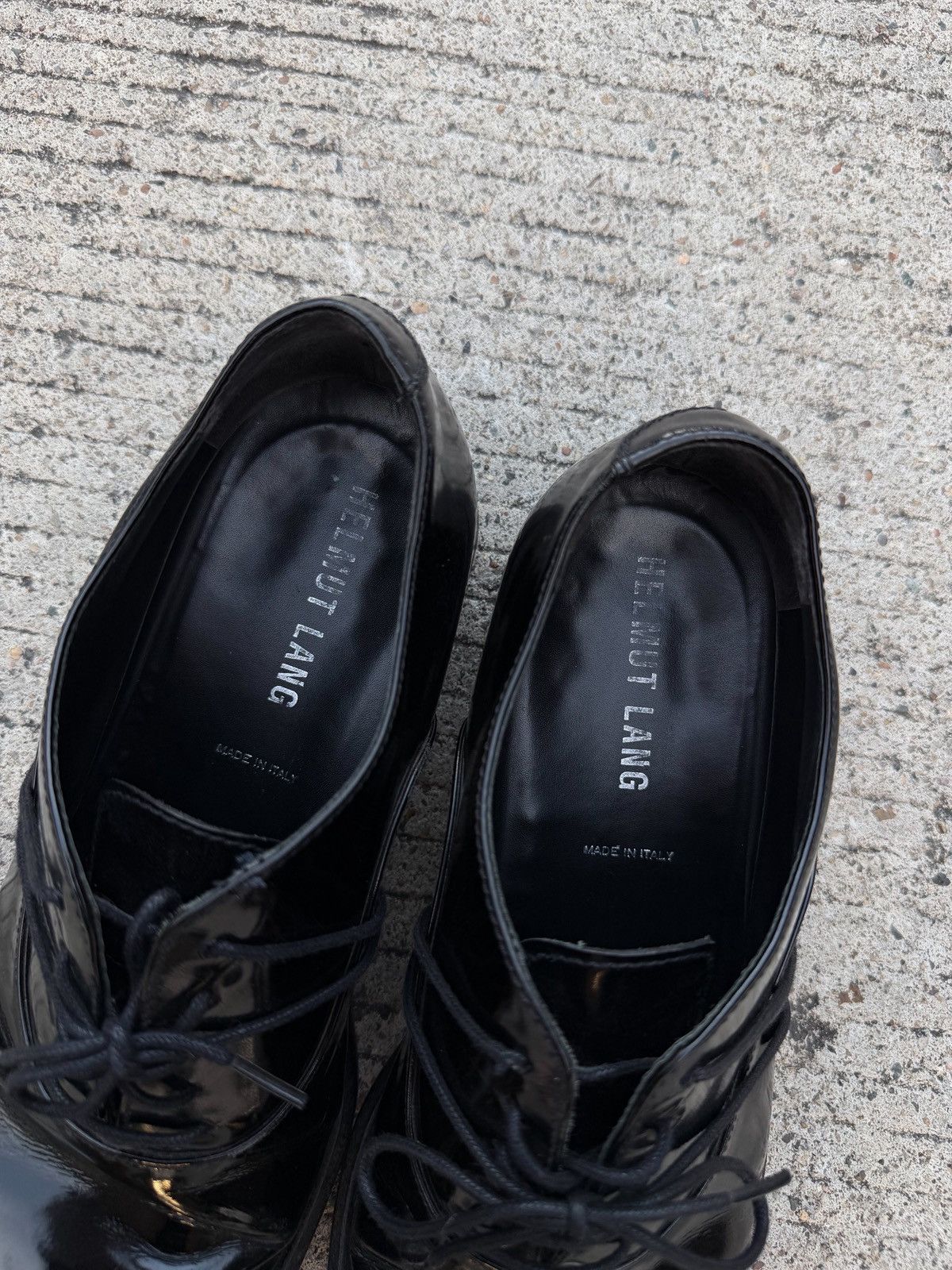 Helmut Lang Helmut Lang Patent Leather Derby Shoes Size US 6.5 / EU 39-40 - 3 Thumbnail