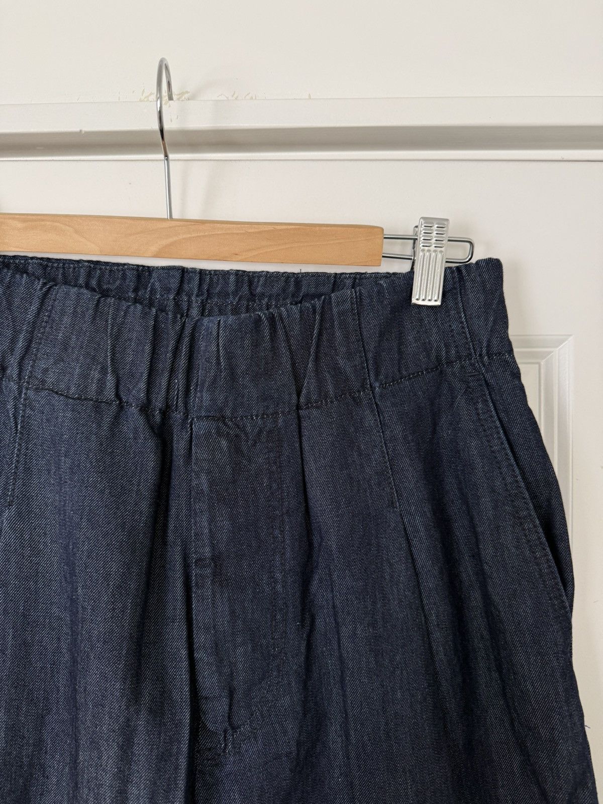 Dries Van Noten Denim wide leg pull on trouser Size US 32 / EU 48 - 2 Thumbnail