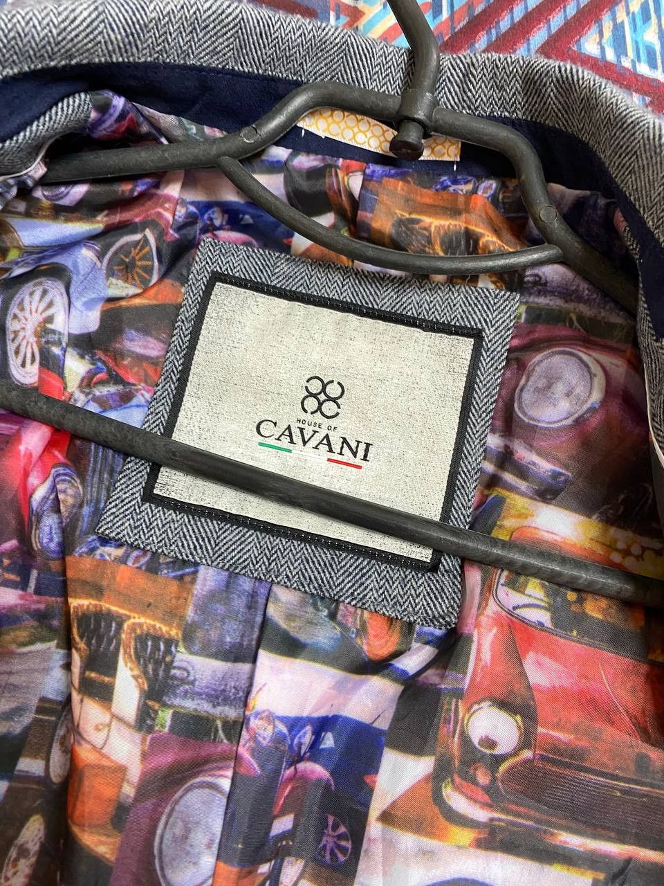 Vintage Vintage Blazer CAVANI gray Streetwear Y2K Size 46R - 3 Thumbnail
