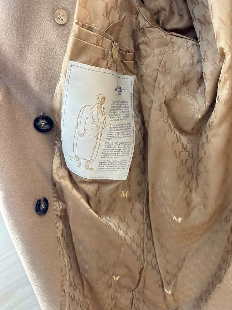 Max Mara Max Mara Classic Camel 101801 Wool Coat Size L / US 10 / IT 46 - 2 Thumbnail
