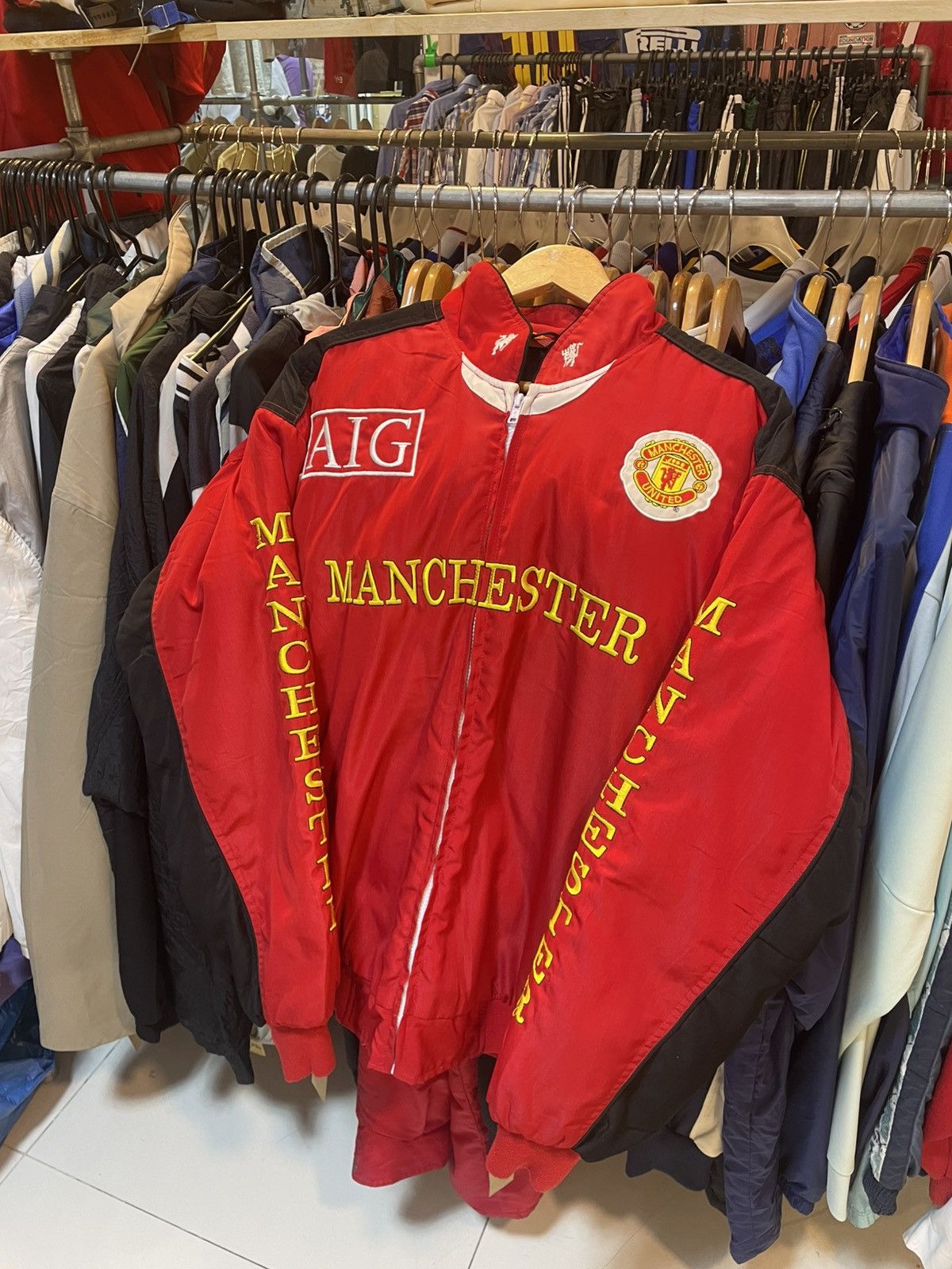 Other Y2K Manchester United Bomber Jacket Size US XXL / EU 58 / 5 - 1 Thumbnail