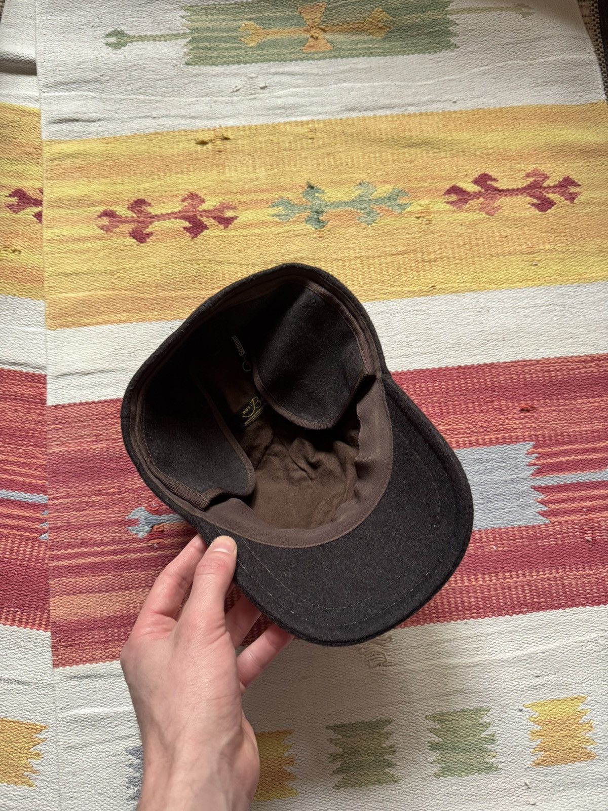 Vintage Vintage 00’s Gore-Tex System Germany Design Wool Brown Hat Size ONE SIZE - 4 Thumbnail