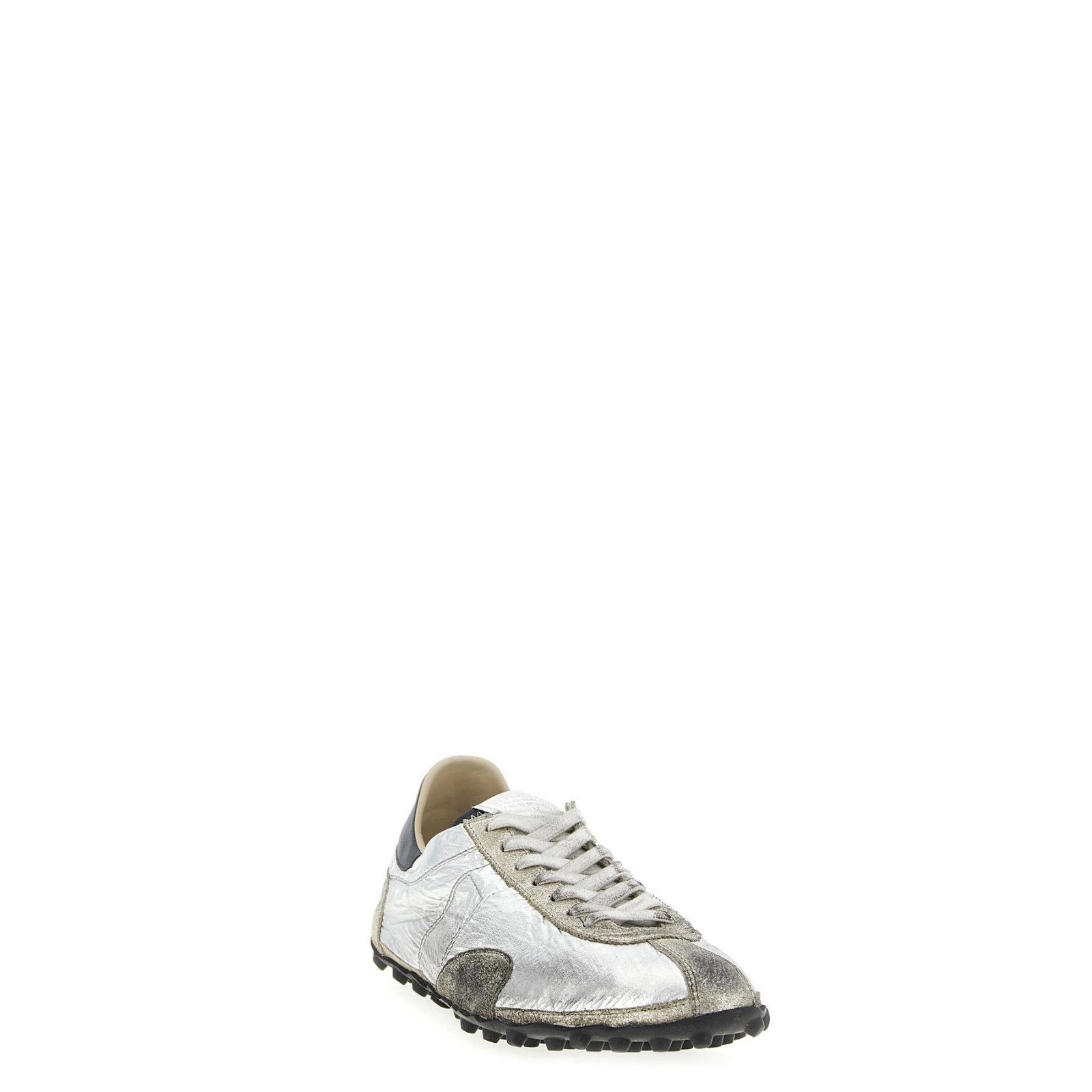 Maison Margiela MAISON MARGIELA Sprinters Silver Sneakers New & Authentic (M Size US 12 / EU 45 - 5 Thumbnail