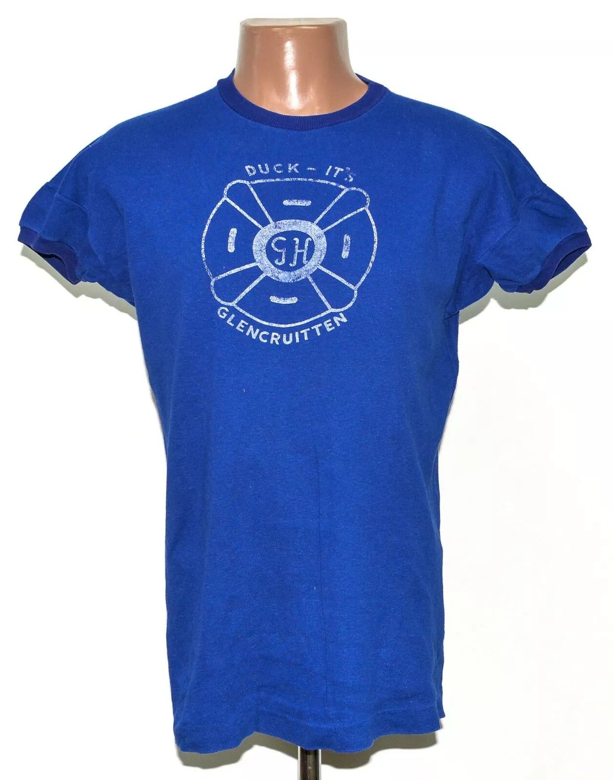 Umbro UMBRO VINTAGE 1970'S BLUE FOOTBALL SHIRT JERSEY SIZE M ADULT Size US M / EU 48-50 / 2 - 1 Thumbnail