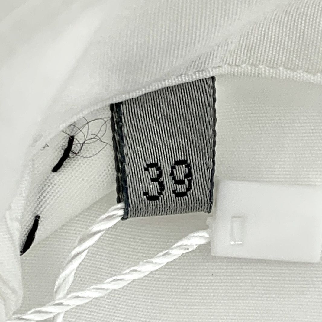 Dior Dior White Stitch Detail Cotton Shirt (Size 39) Size S / US 4 / IT 40 - 2 Thumbnail