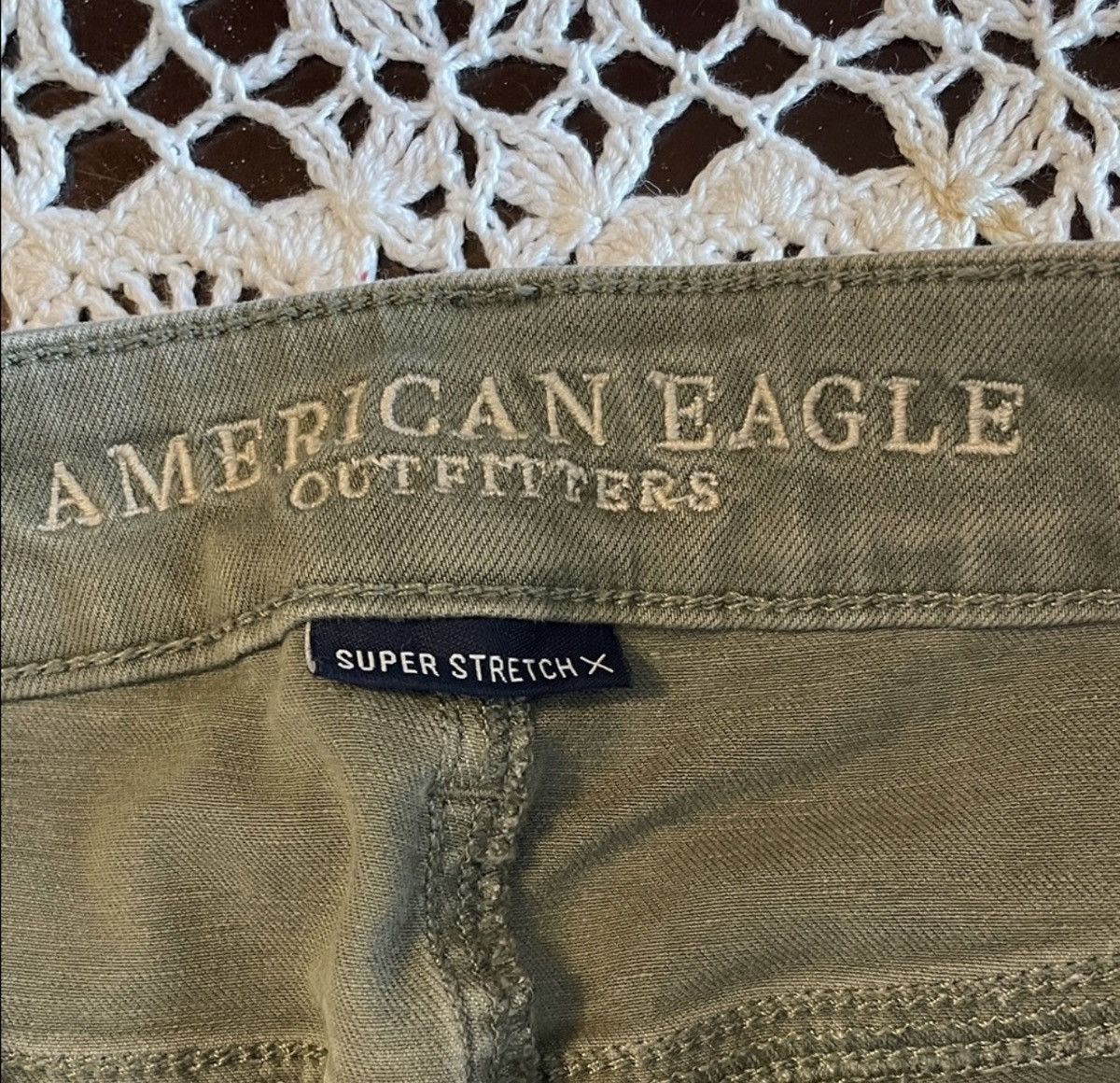 American Eagle Outfitters American eagle olive skinny jeans Size 27" / US 4 / IT 40 - 5 Thumbnail
