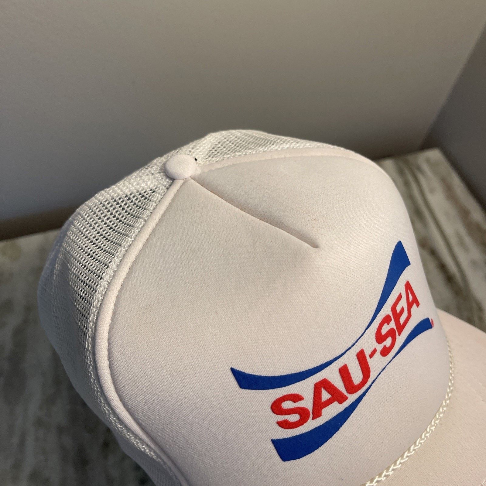 Vintage Vintage The Sun Makers SAU-SEA Adjustable Snapback Trucker Size ONE SIZE - 4 Thumbnail