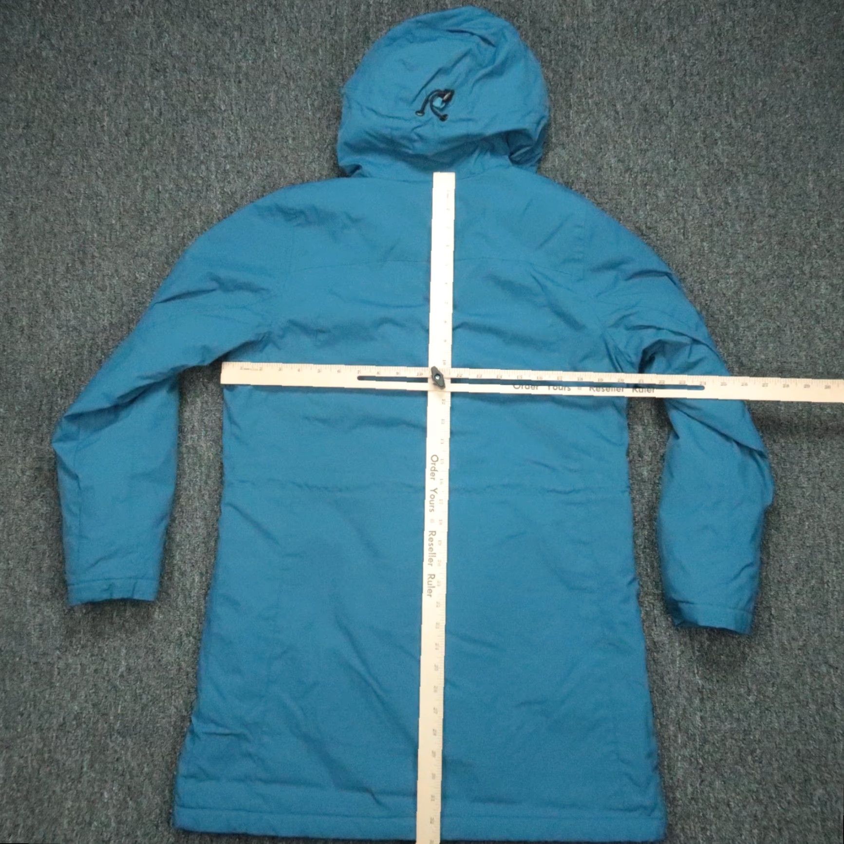 Vintage LL Bean Jacket Womens Medium Blue Winter Warmer Coat Full Zip Pockets Hooded Size M / US 6-8 / IT 42-44 - 6 Thumbnail